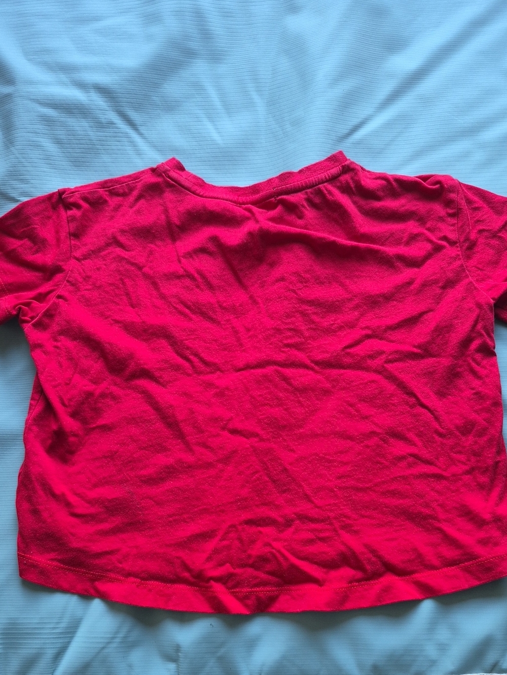 Bold Red Cropped Top - Picture 3 of 3